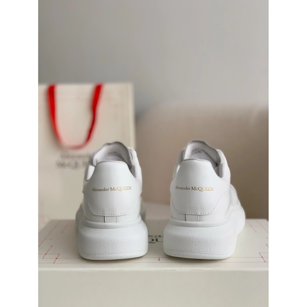 Alexander McQueen MQ white cowhide tail Sneakers,Alexander McQueen,High quality Free shipping