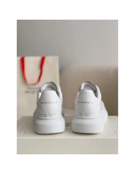 Alexander McQueen MQ white cowhide tail Sneakers,Alexander McQueen,High quality Free shipping