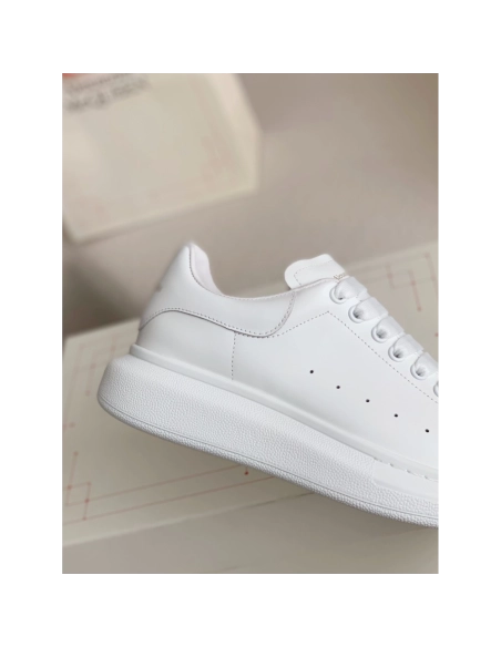 Alexander McQueen MQ white cowhide tail Sneakers,Alexander McQueen,High quality Free shipping