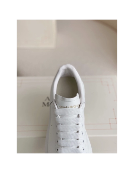 Alexander McQueen MQ white cowhide tail Sneakers,Alexander McQueen,High quality Free shipping