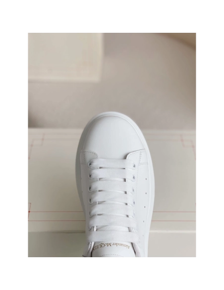 Alexander McQueen MQ white cowhide tail Sneakers,Alexander McQueen,High quality Free shipping