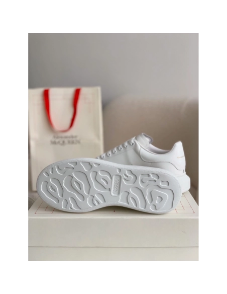 Alexander McQueen MQ white cowhide tail Sneakers,Alexander McQueen,High quality Free shipping