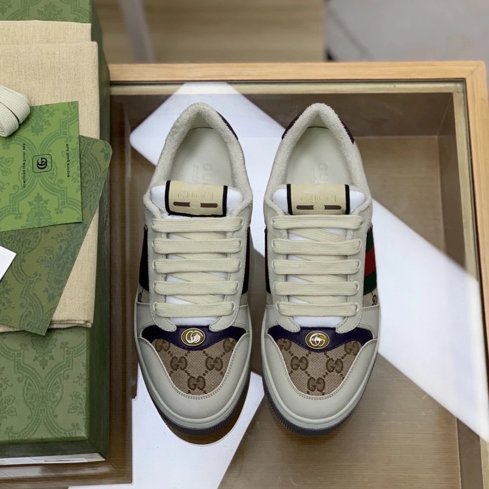 Gucci Dirty shoes,GUCCI SNEAKERS,High quality Free shipping