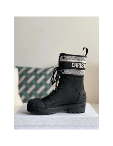 Dior D-Major black womens boots,DIOR SNEAKERS,High quality Free shipping