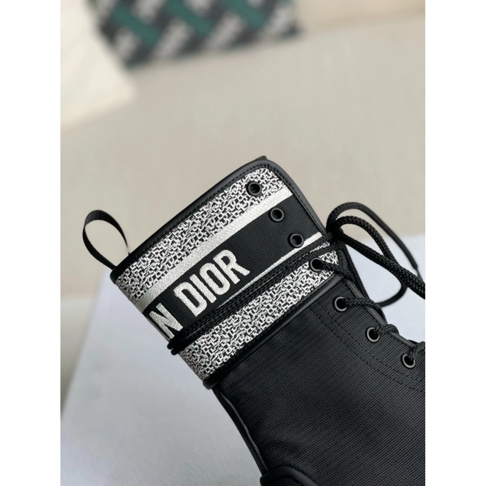 Dior D-Major black womens boots,DIOR SNEAKERS,High quality Free shipping