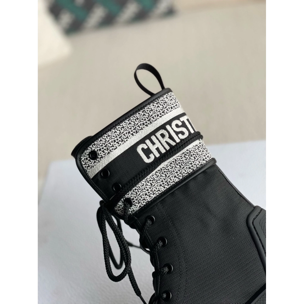 Dior D-Major black womens boots,DIOR SNEAKERS,High quality Free shipping