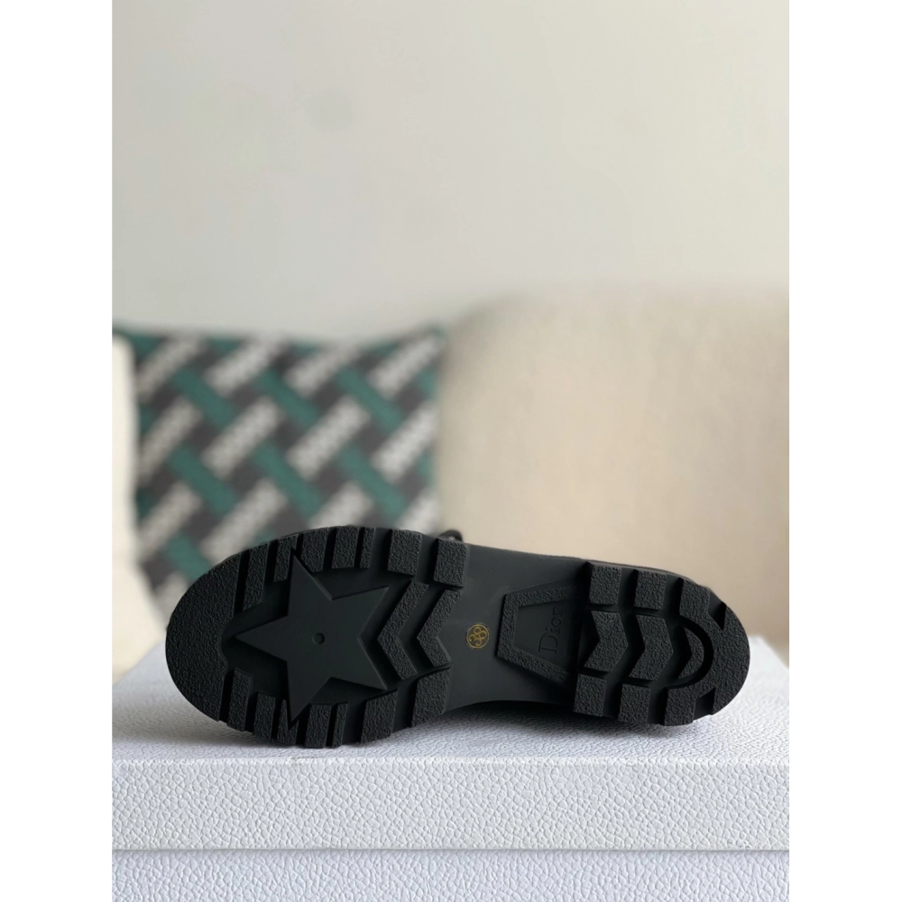 Dior D-Major black womens boots,DIOR SNEAKERS,High quality Free shipping