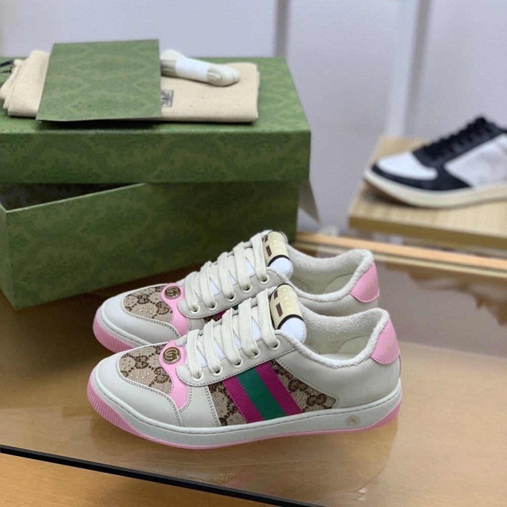 Gucci Dirty shoes,GUCCI SNEAKERS,High quality Free shipping