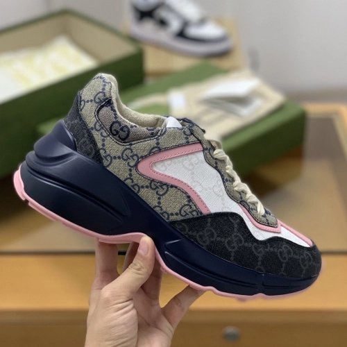 Gucci Retro Clunky Sneaker,GUCCI SNEAKERS,High quality Free shipping