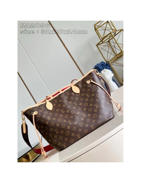 Louis Vuitton M12096 Neverfull Bandouliere Inside Out MM,Neverfull,LOUIS VUITTON,BAGS