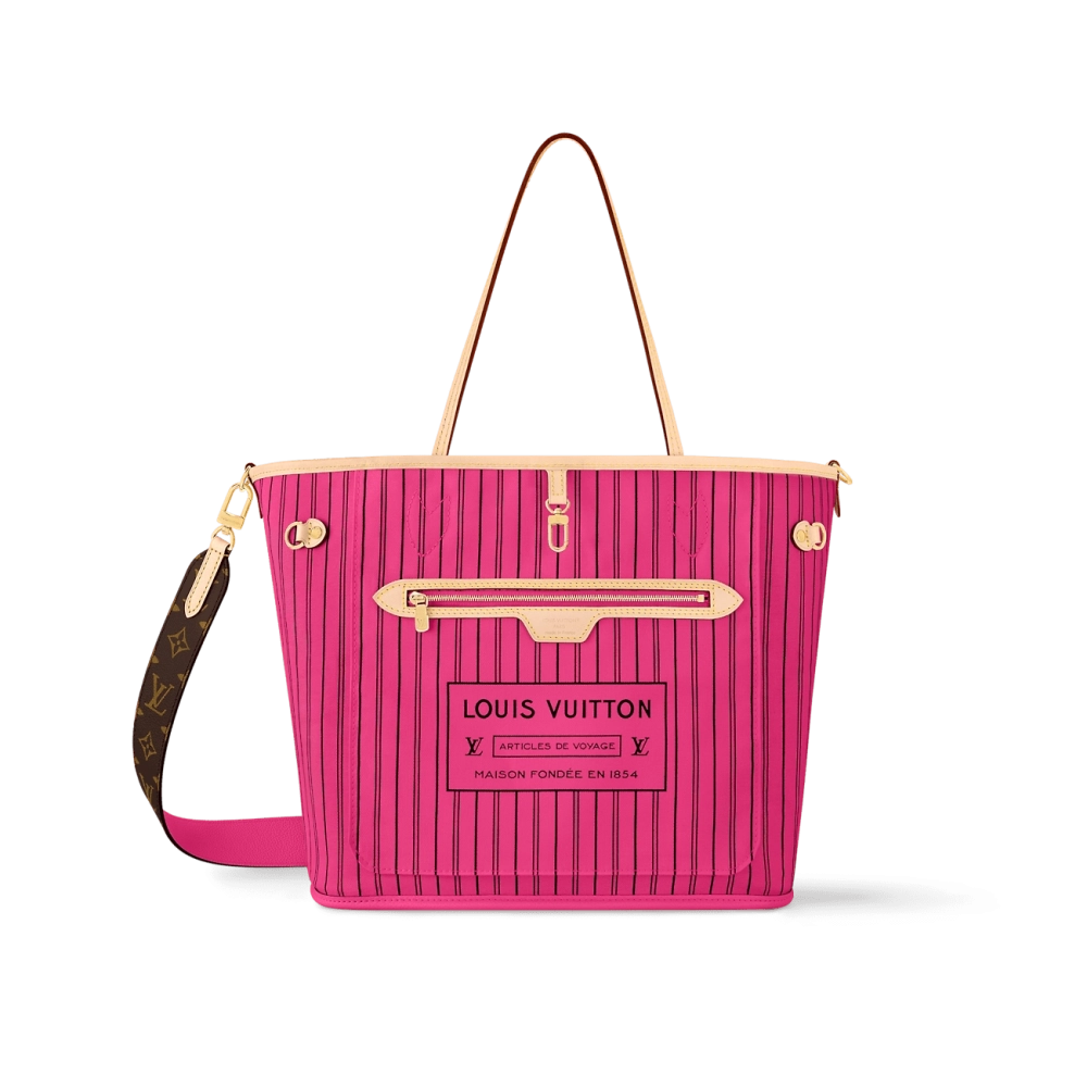 Louis Vuitton M12257 Neverfull Bandouliere Inside Out MM,Neverfull,LOUIS VUITTON,BAGS