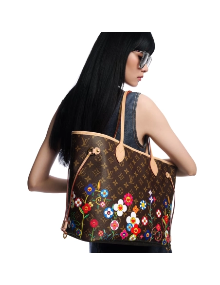 Louis Vuitton M13271 LV X TM Neverfull MM,Neverfull,LOUIS VUITTON,BAGS
