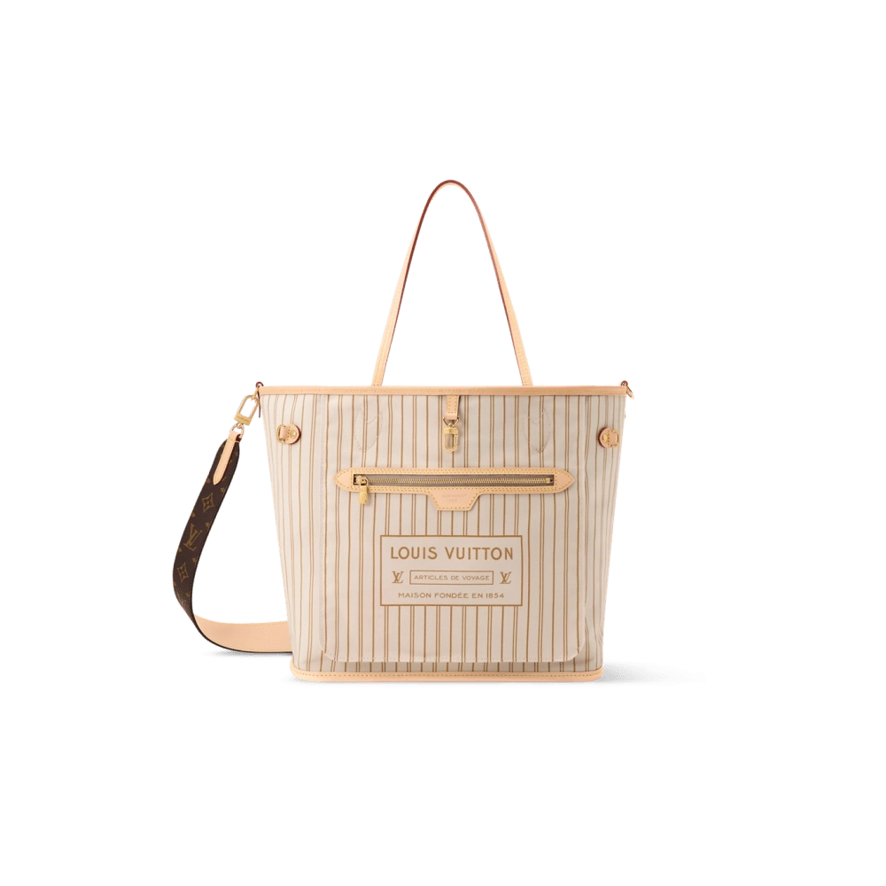 Louis Vuitton M28407 Neverfull Bandouliere Inside Out MM,Neverfull,LOUIS VUITTON,BAGS