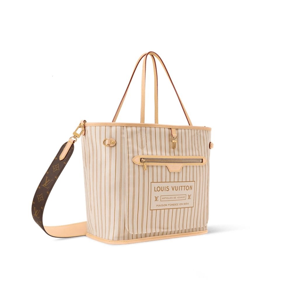 Louis Vuitton M28407 Neverfull Bandouliere Inside Out MM,Neverfull,LOUIS VUITTON,BAGS