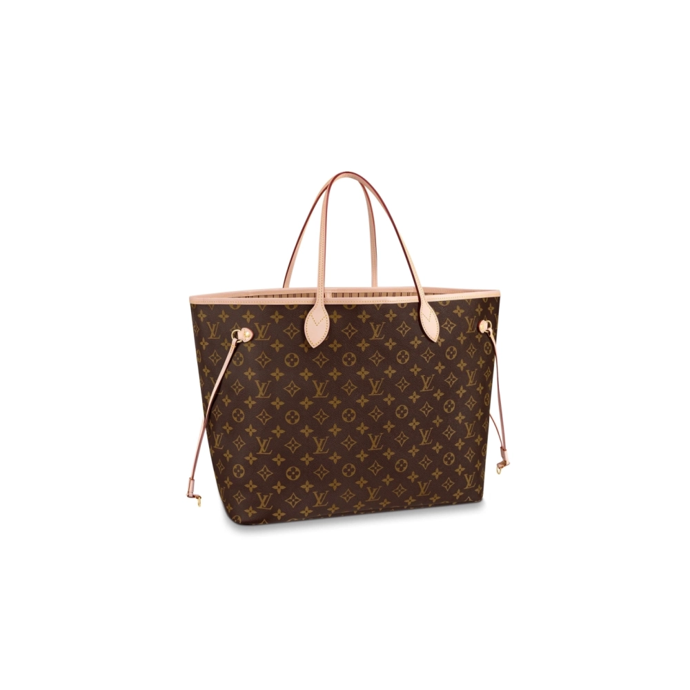 Louis Vuitton Monogram Canvas Neverfull GM M40990 Beige,Neverfull,LOUIS VUITTON,BAGS