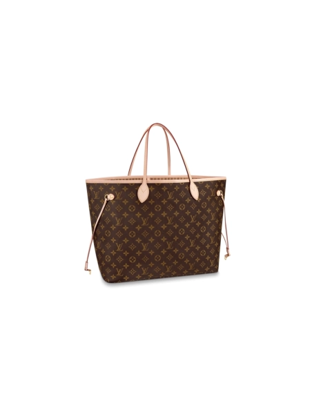Louis Vuitton Monogram Canvas Neverfull GM M40990 Beige,Neverfull,LOUIS VUITTON,BAGS