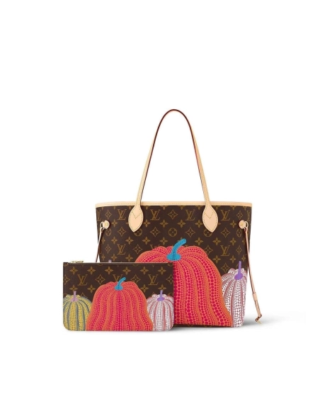 Louis Vuitton X YK Neverfull MM M46468,Neverfull,LOUIS VUITTON,BAGS