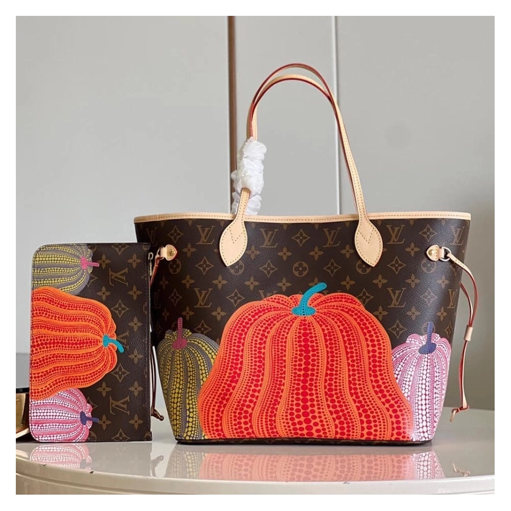 Louis Vuitton X YK Neverfull MM M46468,Neverfull,LOUIS VUITTON,BAGS