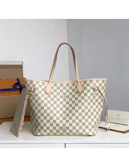 LV NEVERFULL MM N41605,Neverfull,LOUIS VUITTON,BAGS