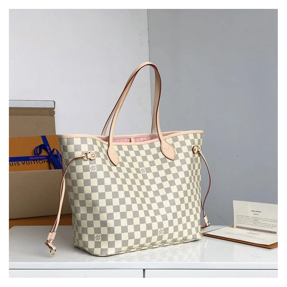 LV NEVERFULL MM N41605,Neverfull,LOUIS VUITTON,BAGS