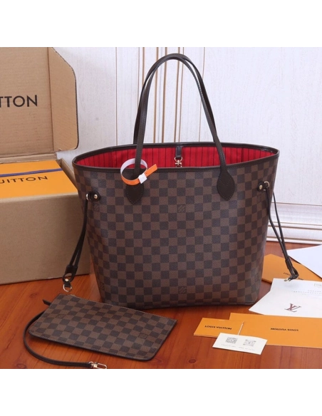 LV Neverfull MM Tote N41358,Neverfull,LOUIS VUITTON,BAGS