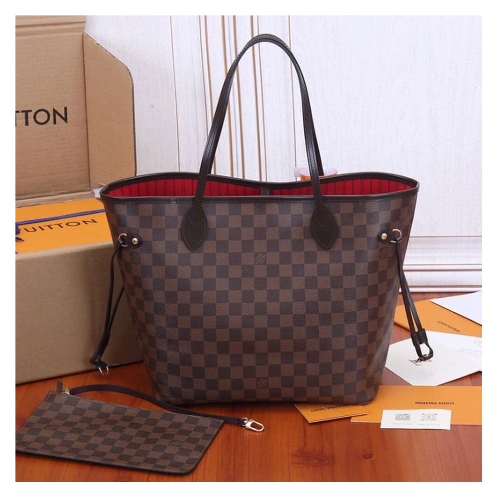 LV Neverfull MM Tote N41358,Neverfull,LOUIS VUITTON,BAGS