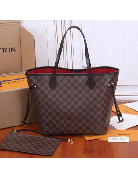 LV Neverfull MM Tote N41358,Neverfull,LOUIS VUITTON,BAGS