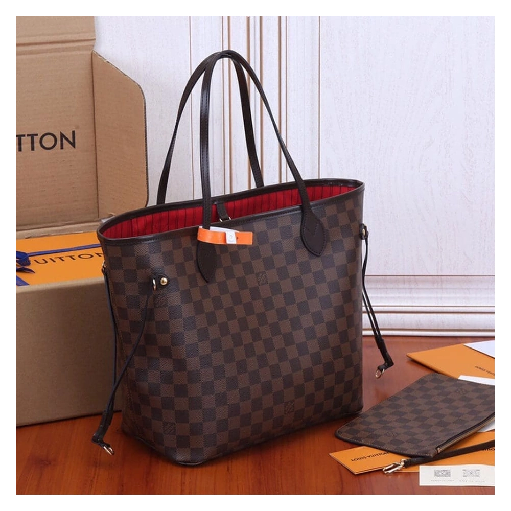LV Neverfull MM Tote N41358,Neverfull,LOUIS VUITTON,BAGS