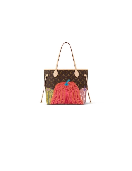 LV X YK Neverfull MM,Neverfull,LOUIS VUITTON,BAGS