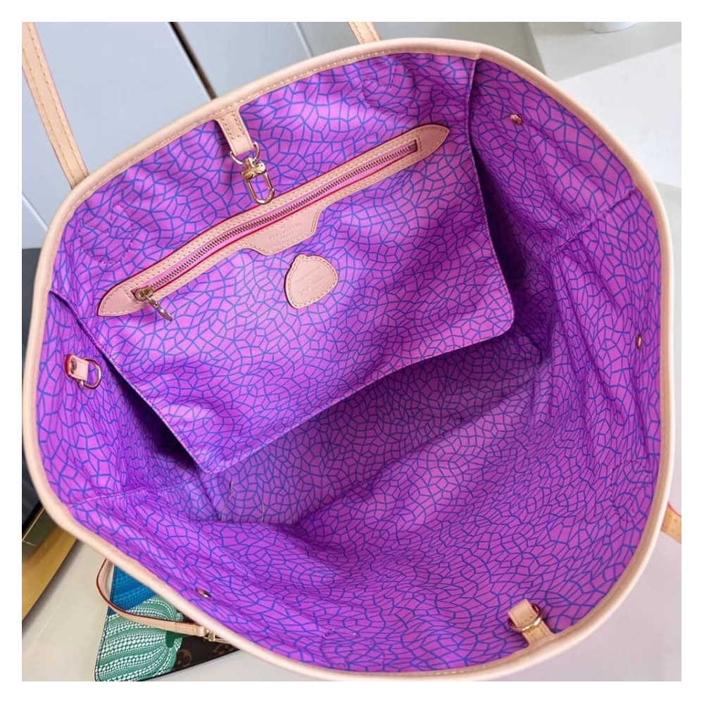 LV X YK Neverfull MM,Neverfull,LOUIS VUITTON,BAGS