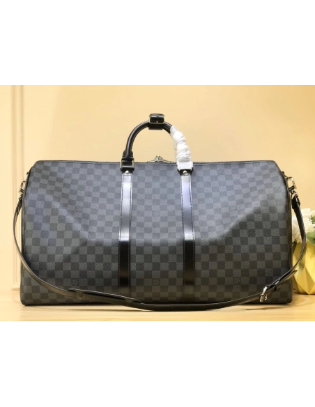 Louis Vuitton Keepall Bandouliere 55 N41356,Keepall,LOUIS VUITTON,BAGS
