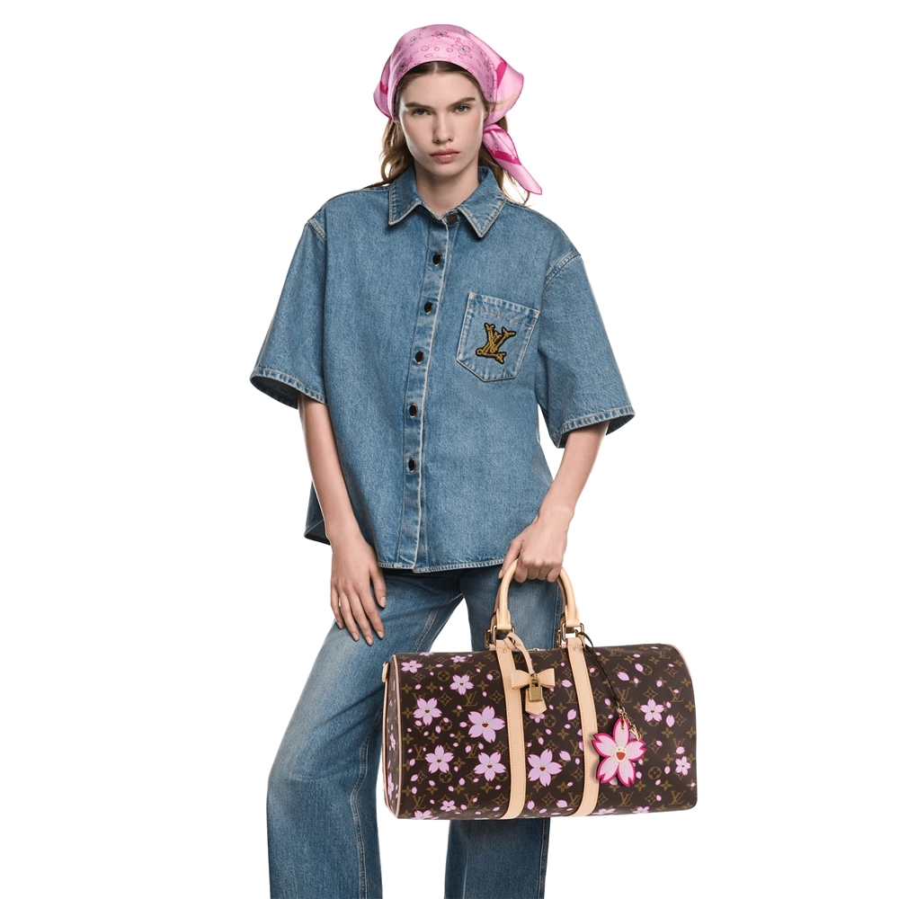 Louis Vuitton M13752 LV X TM Keepall Bandouliere 45,Keepall,LOUIS VUITTON,BAGS