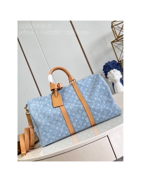 Louis Vuitton M25334 LV By The Pool Keepall Bandouliere 45,Keepall,LOUIS VUITTON,BAGS