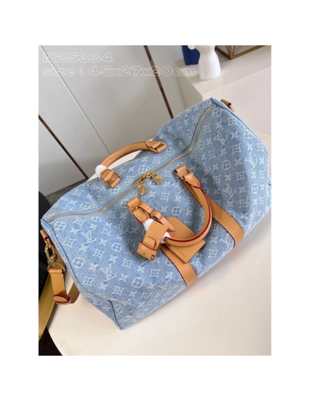 Louis Vuitton M25334 LV By The Pool Keepall Bandouliere 45,Keepall,LOUIS VUITTON,BAGS
