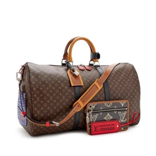 Louis Vuitton M56855 Keepall 50 Classic,Keepall,LOUIS VUITTON,BAGS