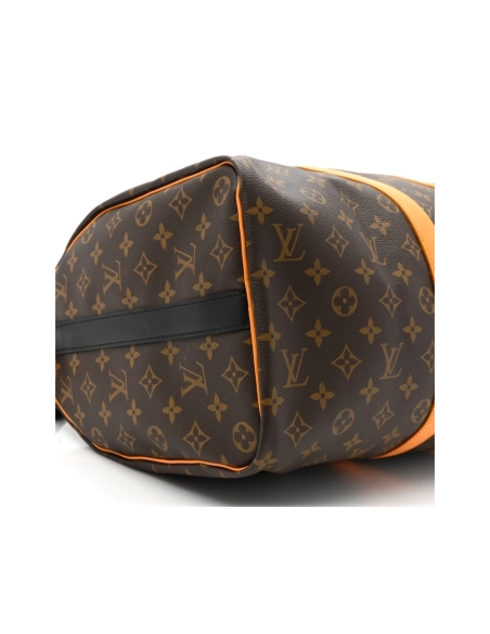 Louis Vuitton Monogram Macassar Keepall Bandouliere 45 Radiant Sun,Keepall,LOUIS VUITTON,BAGS