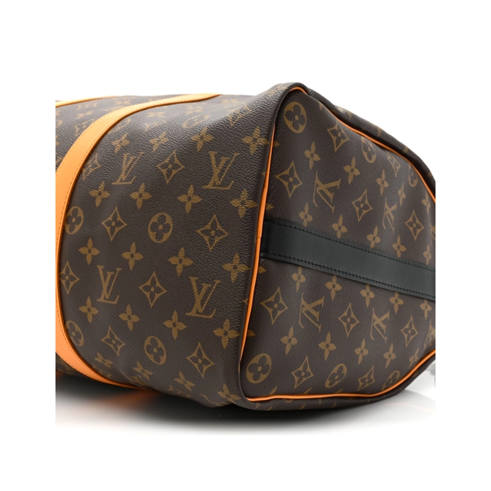 Louis Vuitton Monogram Macassar Keepall Bandouliere 45 Radiant Sun,Keepall,LOUIS VUITTON,BAGS