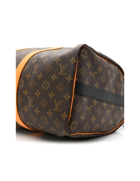 Louis Vuitton Monogram Macassar Keepall Bandouliere 45 Radiant Sun,Keepall,LOUIS VUITTON,BAGS