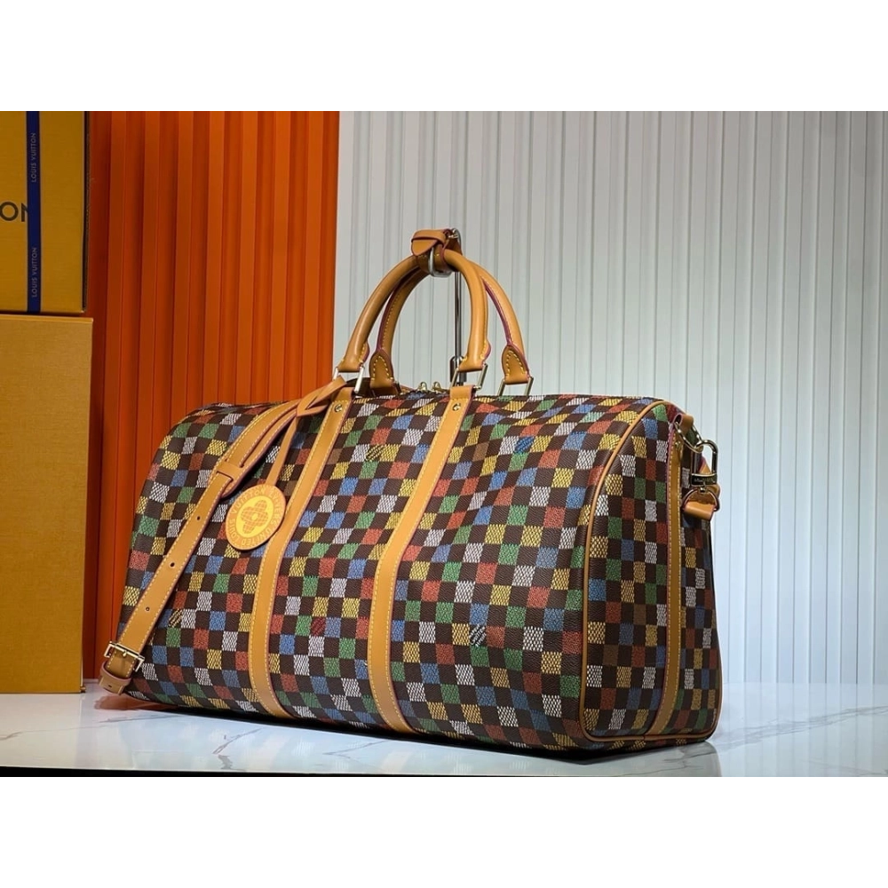 Louis Vuitton N00170 KEEPALL BANDOULIeRE 50 Travel Bag,Keepall,LOUIS VUITTON,BAGS