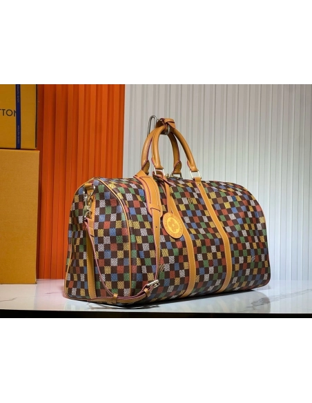 Louis Vuitton N00170 KEEPALL BANDOULIeRE 50 Travel Bag,Keepall,LOUIS VUITTON,BAGS