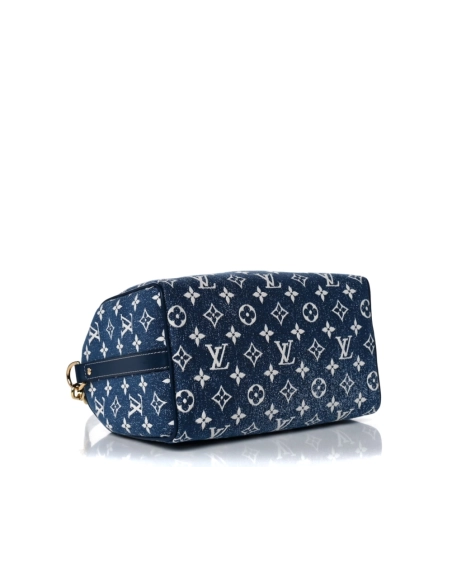 LOUIS VUITTON Speedy 25 Bag Denim Blue M59609,Keepall,LOUIS VUITTON,BAGS