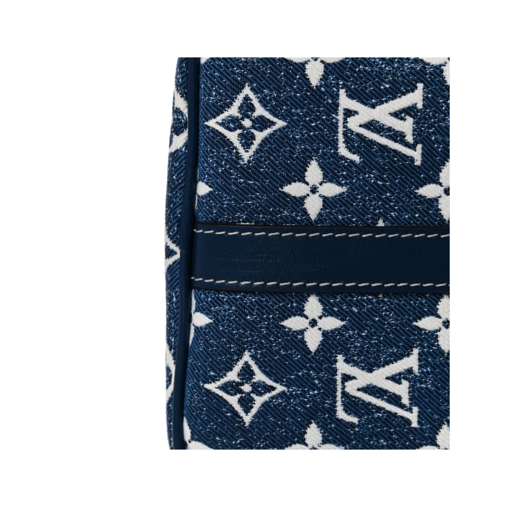LOUIS VUITTON Speedy 25 Bag Denim Blue M59609,Keepall,LOUIS VUITTON,BAGS