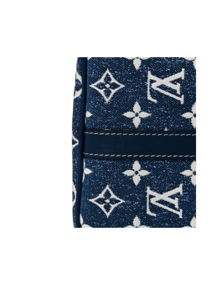 LOUIS VUITTON Speedy 25 Bag Denim Blue M59609,Keepall,LOUIS VUITTON,BAGS