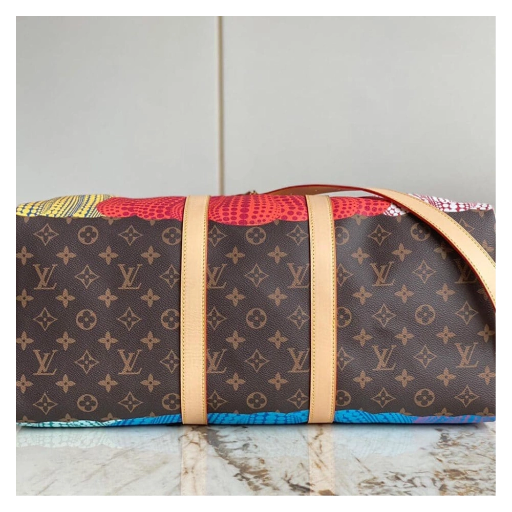 LV X YK Keepall 45,Keepall,LOUIS VUITTON,BAGS