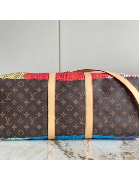 LV X YK Keepall 45,Keepall,LOUIS VUITTON,BAGS