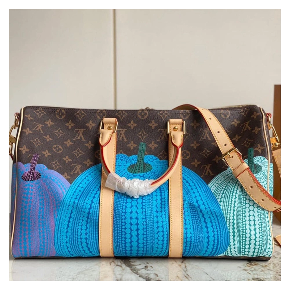 LV X YK Keepall 45,Keepall,LOUIS VUITTON,BAGS