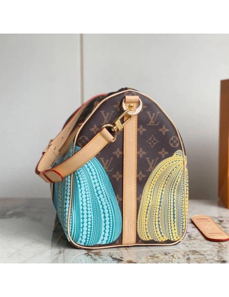 LV X YK Keepall 45,Keepall,LOUIS VUITTON,BAGS