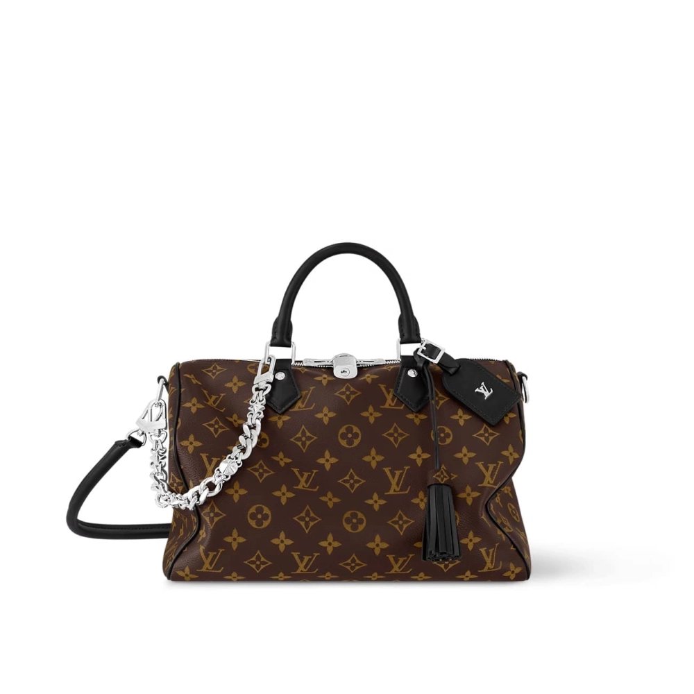 Louis Vuitton M12243 Speedy Soft 30 Dark,Speedy,LOUIS VUITTON,BAGS