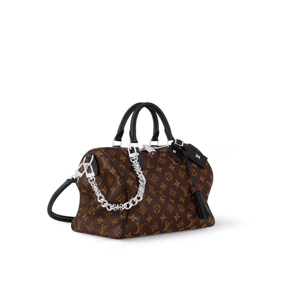 Louis Vuitton M12243 Speedy Soft 30 Dark,Speedy,LOUIS VUITTON,BAGS