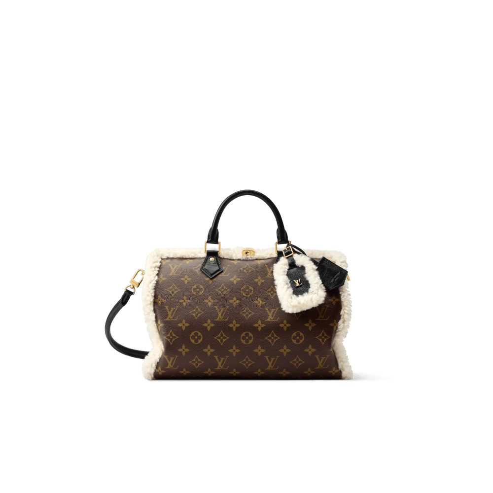 Louis Vuitton M26326 SPEEDY SOFT 30 TEDDY,Speedy,LOUIS VUITTON,BAGS